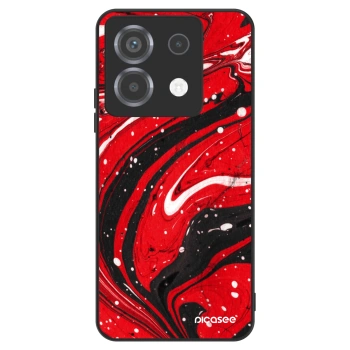 Hülle für Xiaomi Poco X6 - Red black
