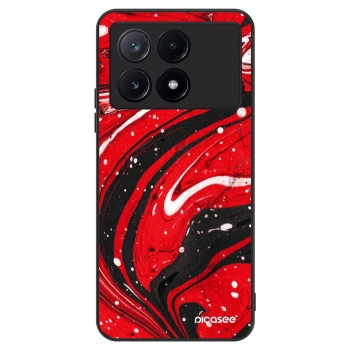 Hülle für Xiaomi Poco X6 Pro - Red black