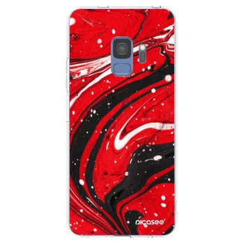 Hülle für Samsung Galaxy S9 G960F - Red black