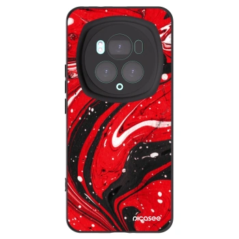 Picasee Honor Magic6 Pro Hülle - Schwarzes Silikon - Red black