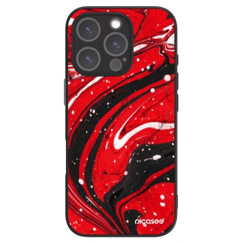 Hülle für Apple iPhone 16 Pro - Red black
