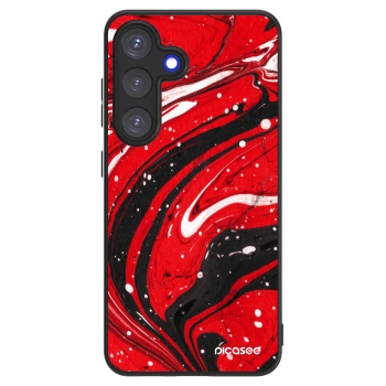 Picasee ULTIMATE CASE für Samsung Galaxy S25 5G - Red black