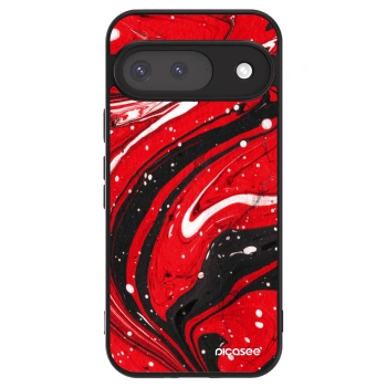 Hülle für Google Pixel 9 - Red black