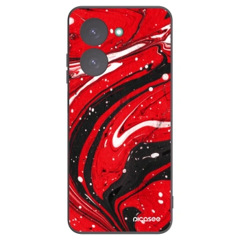 Picasee Xiaomi Redmi A5 Hülle - Schwarzes Silikon - Red black