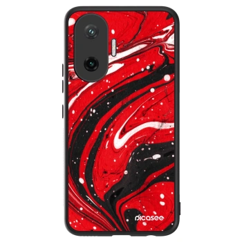Hülle für Xiaomi Poco F7 Pro 5G - Red black