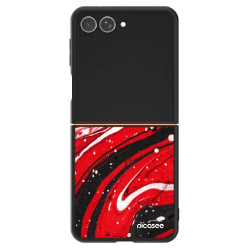 Hülle für Samsung Galaxy Z Flip7 5G - Red black