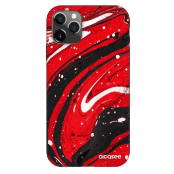 Hülle für Apple iPhone 11 Pro - Red black