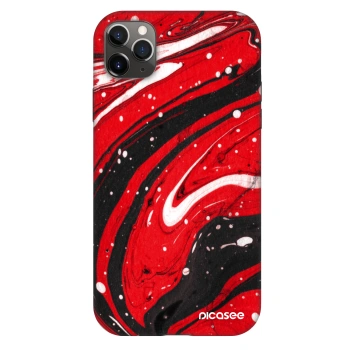 Hülle für Apple iPhone 11 Pro Max - Red black