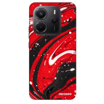 Hülle für Xiaomi Redmi Note 14 5G - Red black