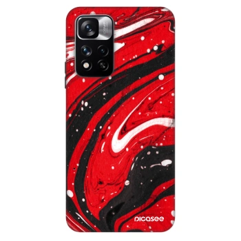 Hülle für Xiaomi Redmi Note 11 Pro 5G - Red black