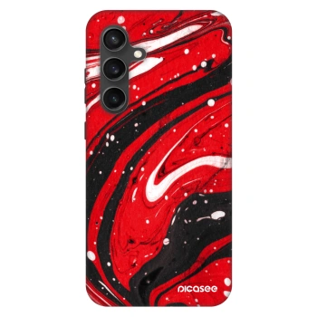 Hülle für Samsung Galaxy S24 FE S721B - Red black