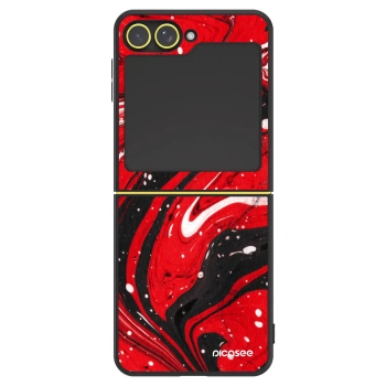 Hülle für Samsung Galaxy Z Flip7 FE 5G - Red black