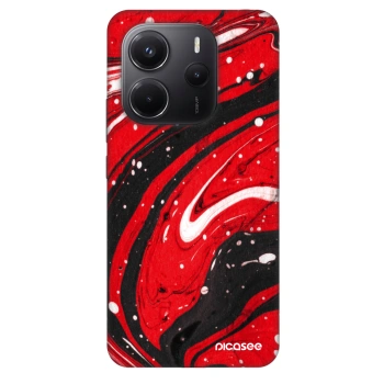 Hülle für Xiaomi Redmi Note 14 4G - Red black