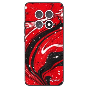 Picasee Xiaomi Redmi Note 15 Hülle - Schwarzes Silikon - Red black