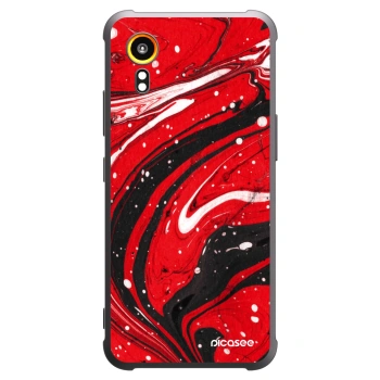 Hülle für Samsung Galaxy Xcover 7 - Red black