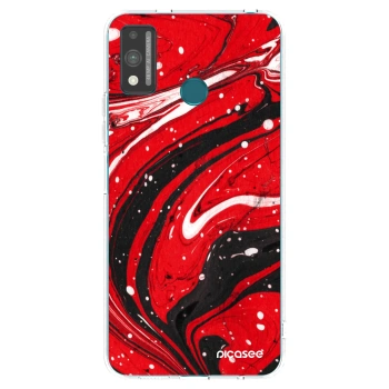 Hülle für Honor 9X Lite - Red black
