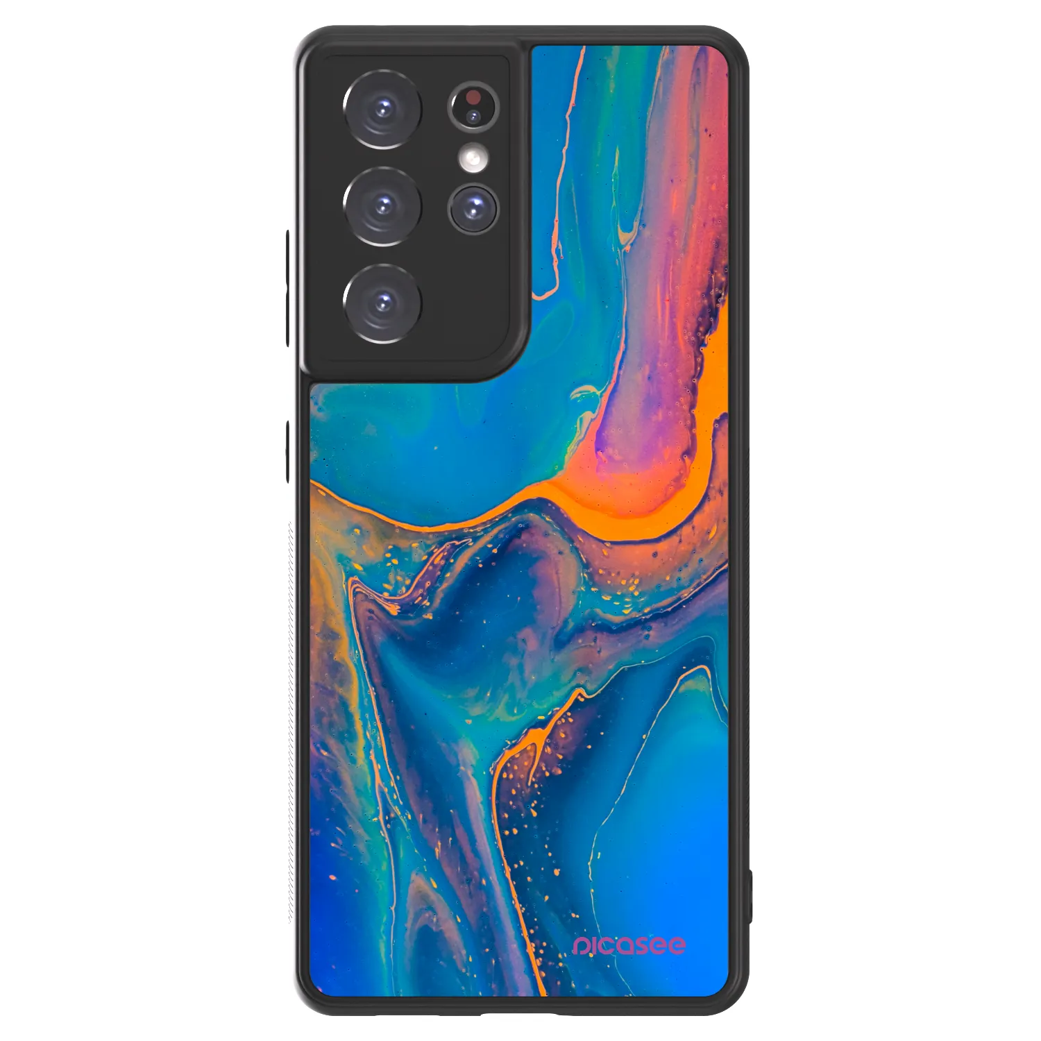 Picasee ULTIMATE CASE für Samsung Galaxy S21 Ultra 5G G998B - Rainbow
