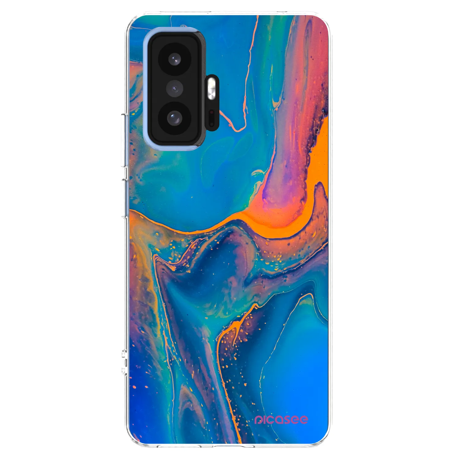 Picasee Xiaomi 11T Hülle - Transparentes Silikon - Rainbow