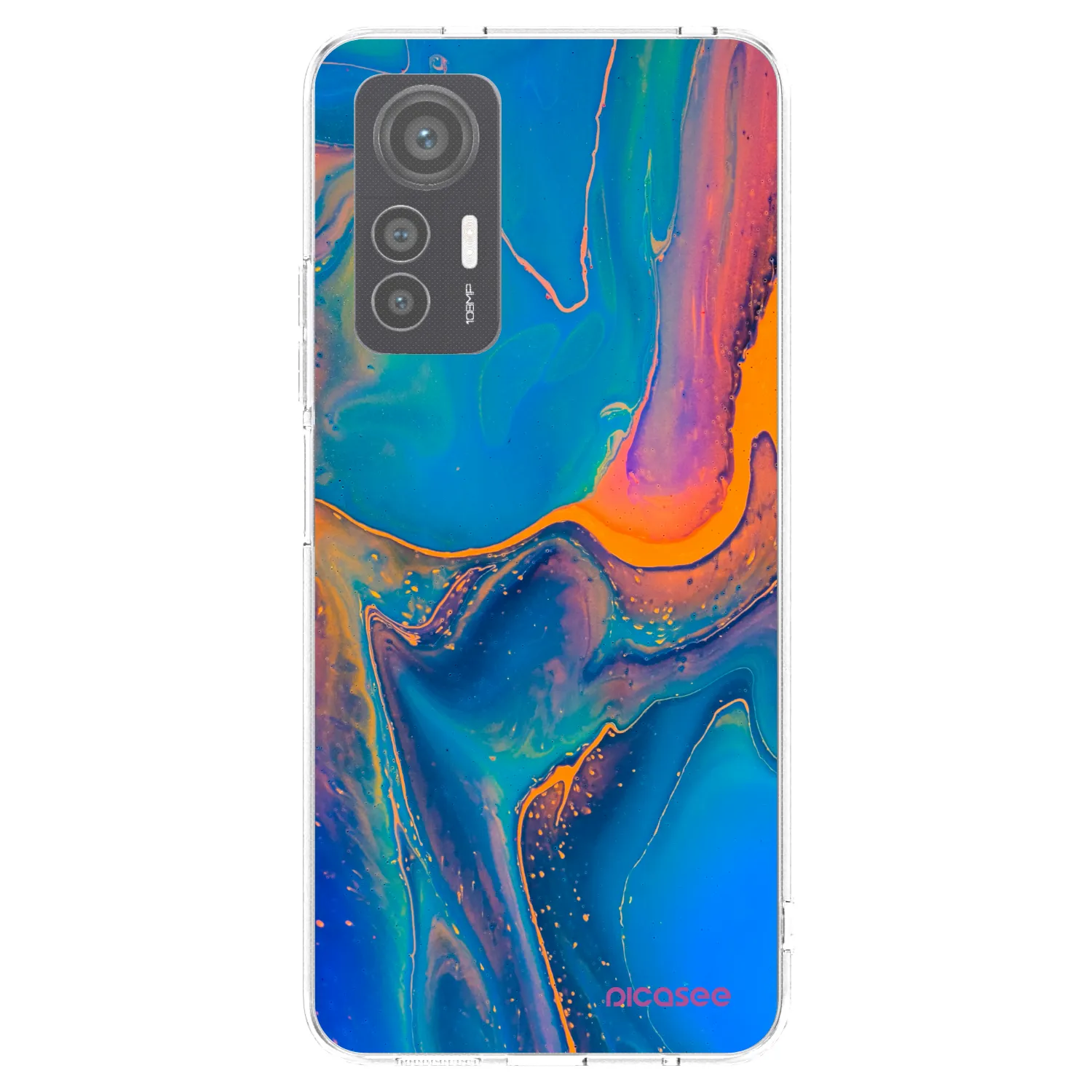 Picasee Xiaomi 12 Lite Hülle - Transparentes Silikon - Rainbow