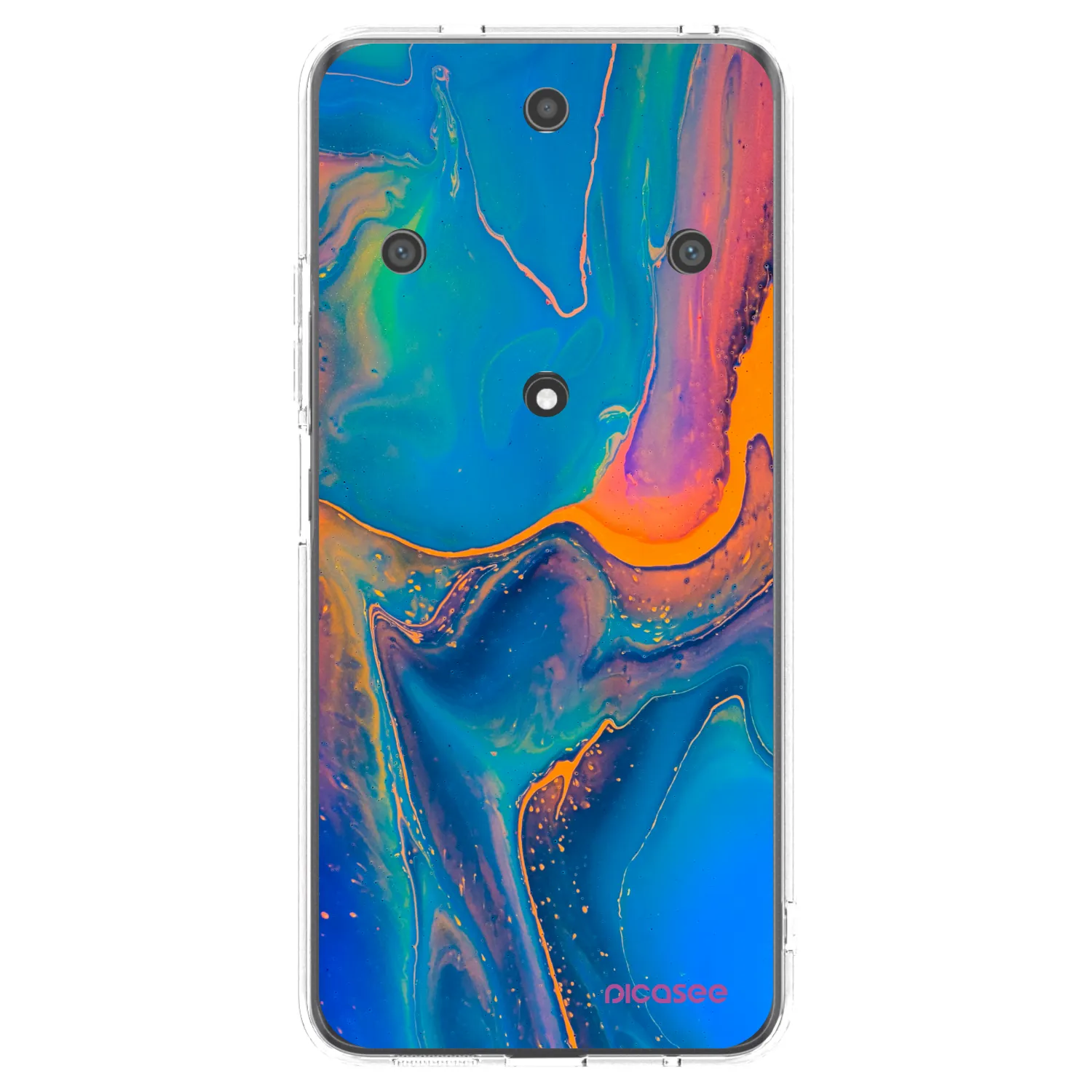 Picasee Honor Magic5 Lite 5G Hülle - Transparentes Silikon - Rainbow