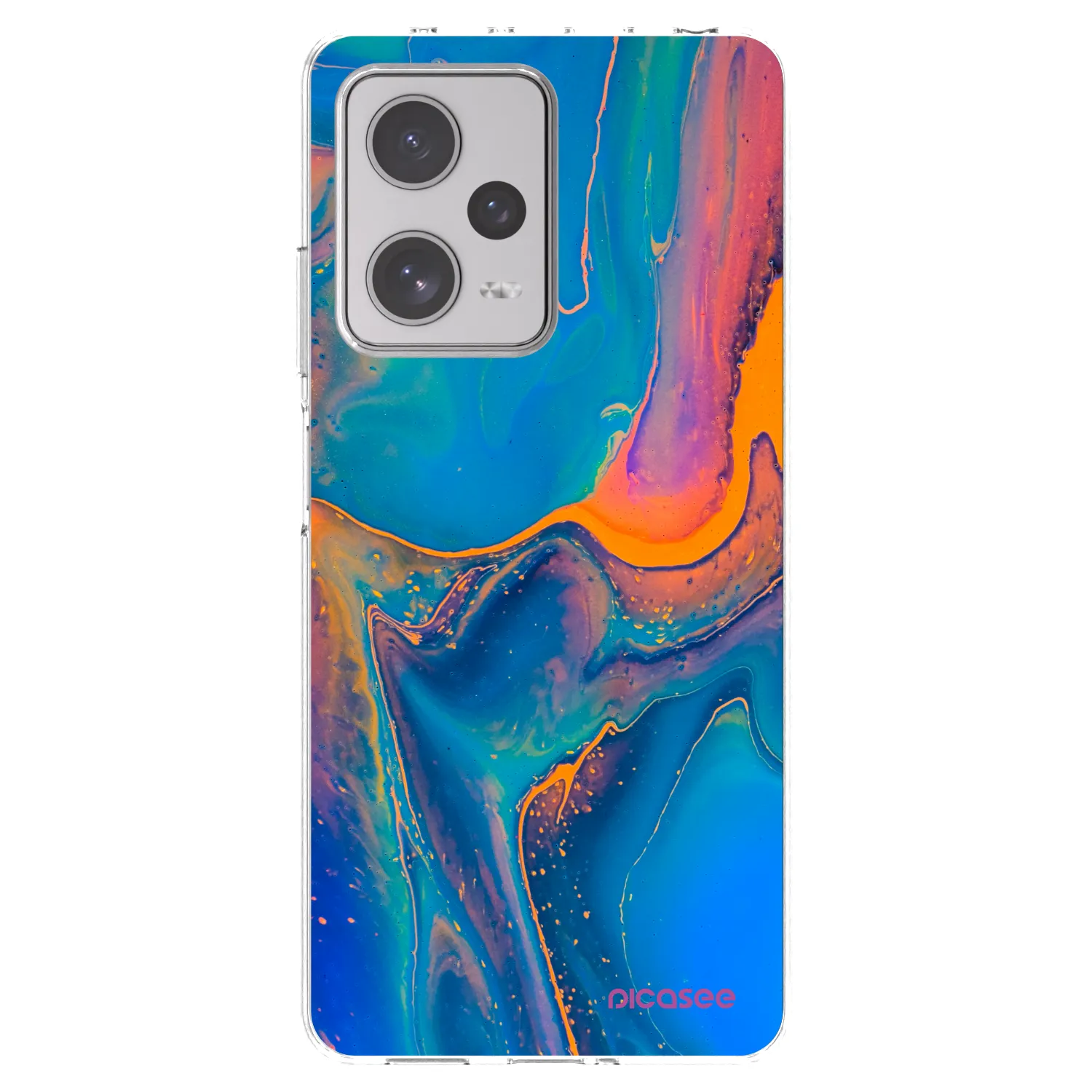 Picasee Xiaomi Redmi Note 12 Pro+ 5G Hülle - Transparentes Silikon - Rainbow