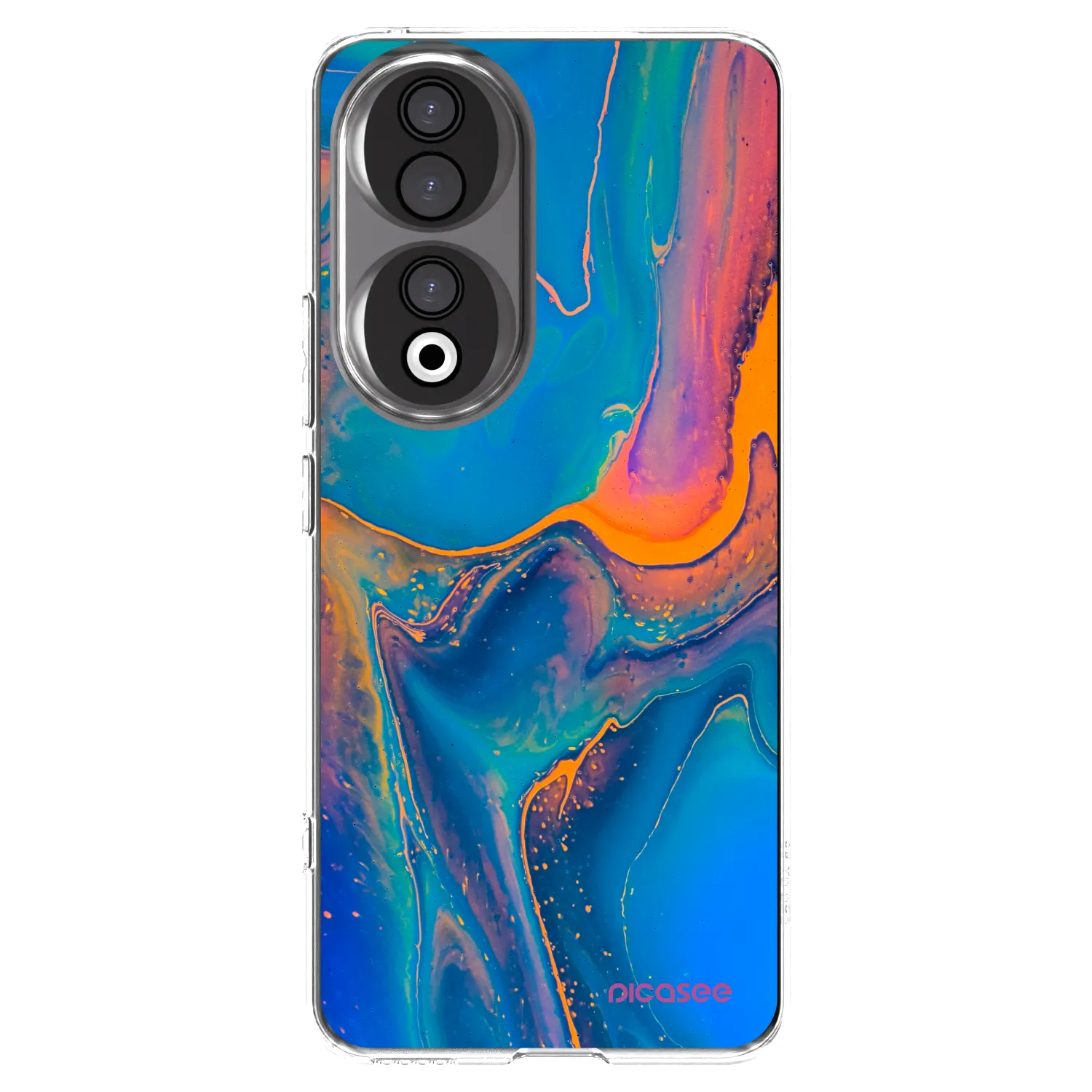 Picasee Honor 90 5G Hülle - Transparentes Silikon - Rainbow