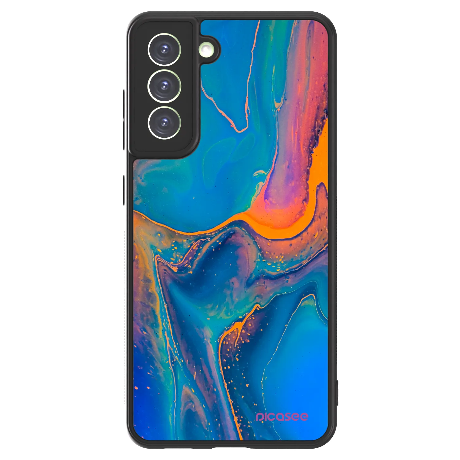 Picasee ULTIMATE CASE PowerShare für Samsung Galaxy S21 FE 5G - Rainbow