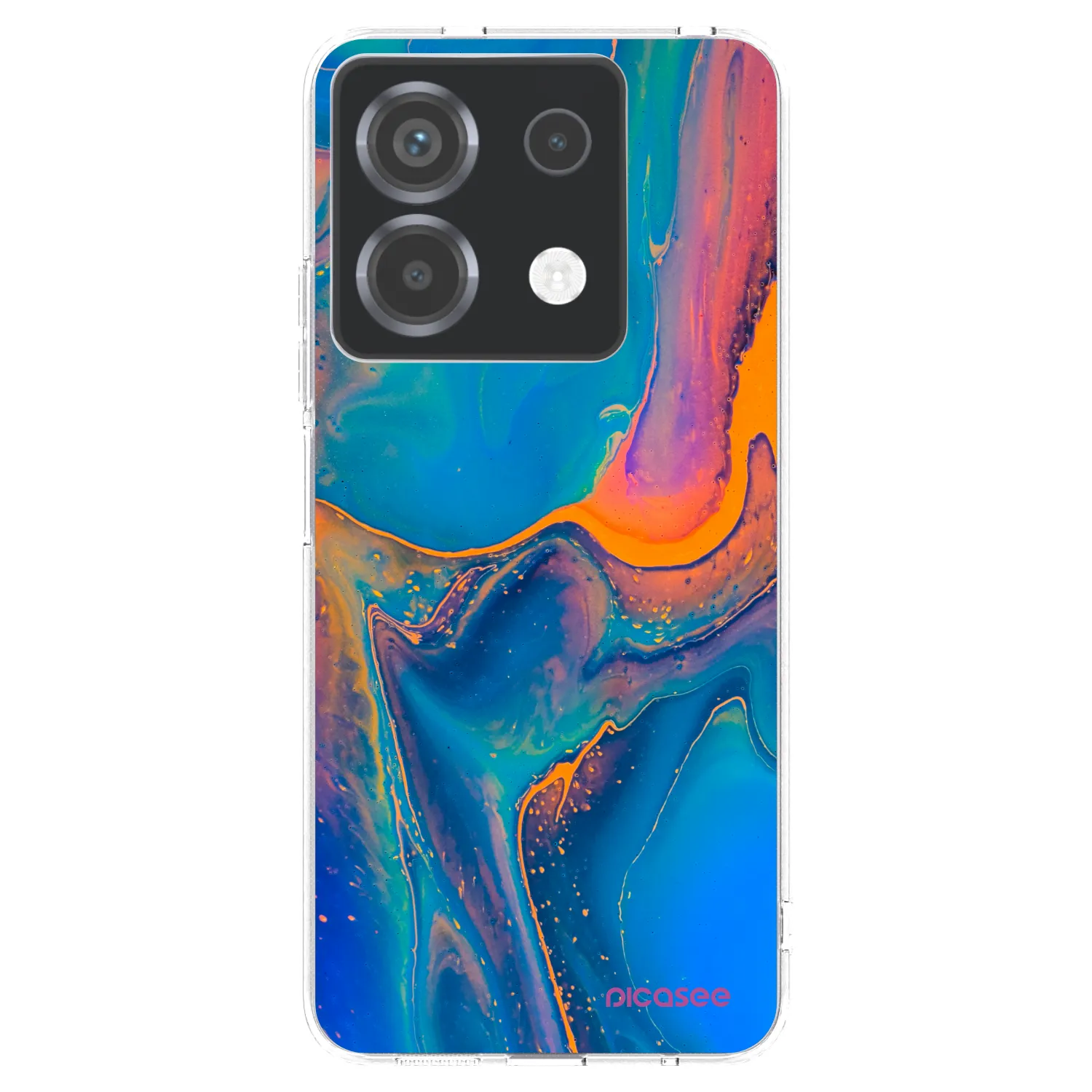 Picasee Xiaomi Poco X6 Hülle - Transparentes Silikon - Rainbow