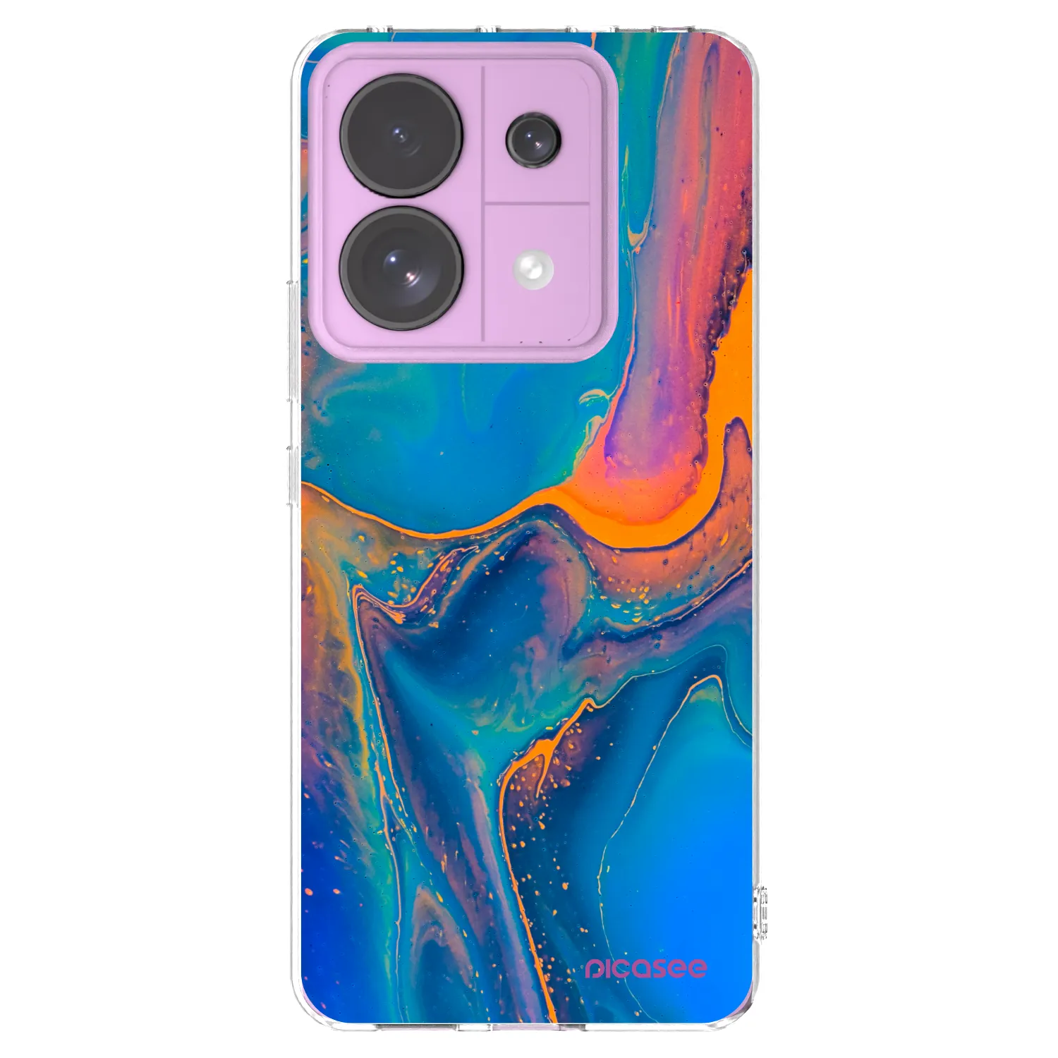 Picasee Xiaomi Redmi Note 13 Pro 5G Hülle - Transparentes Silikon - Rainbow