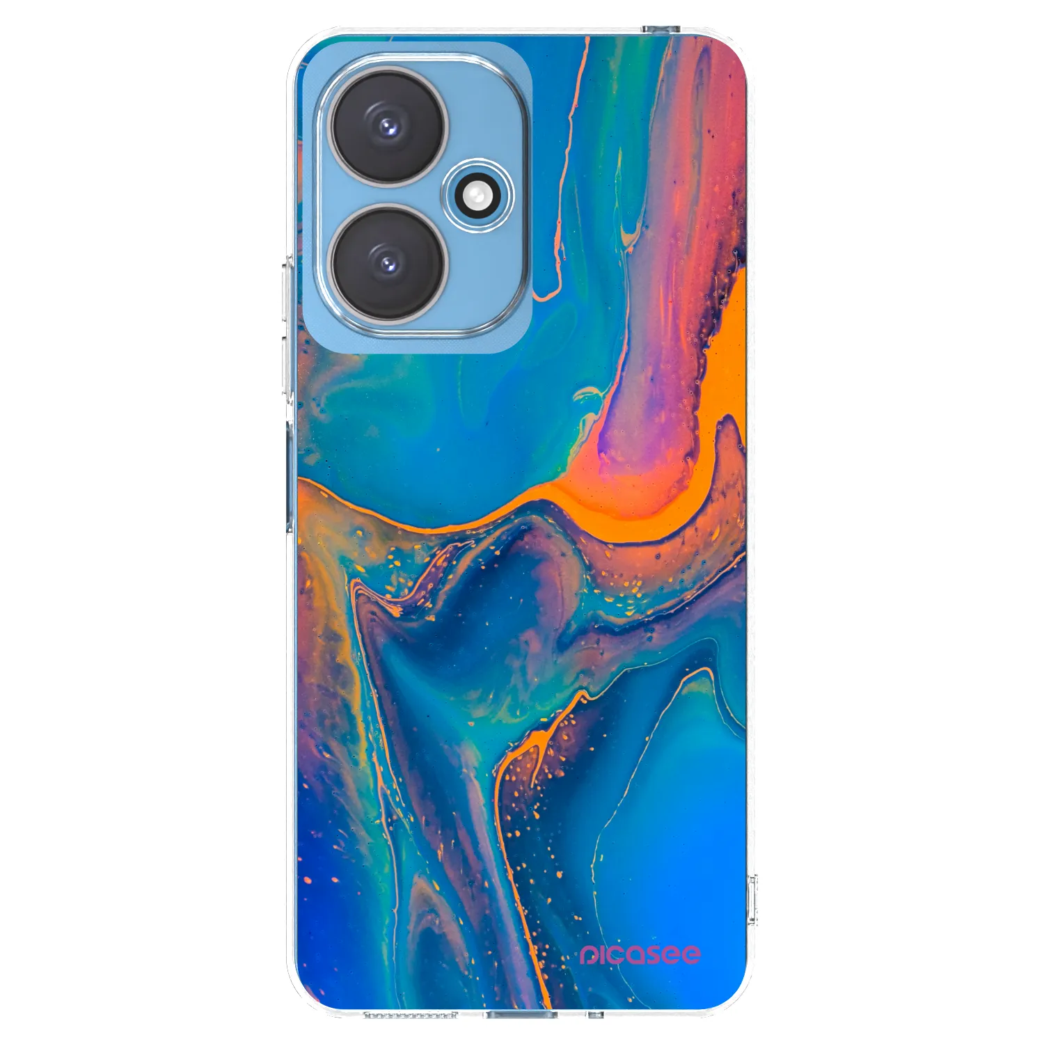 Picasee Xiaomi Redmi 13C 5G Hülle - Transparentes Silikon - Rainbow