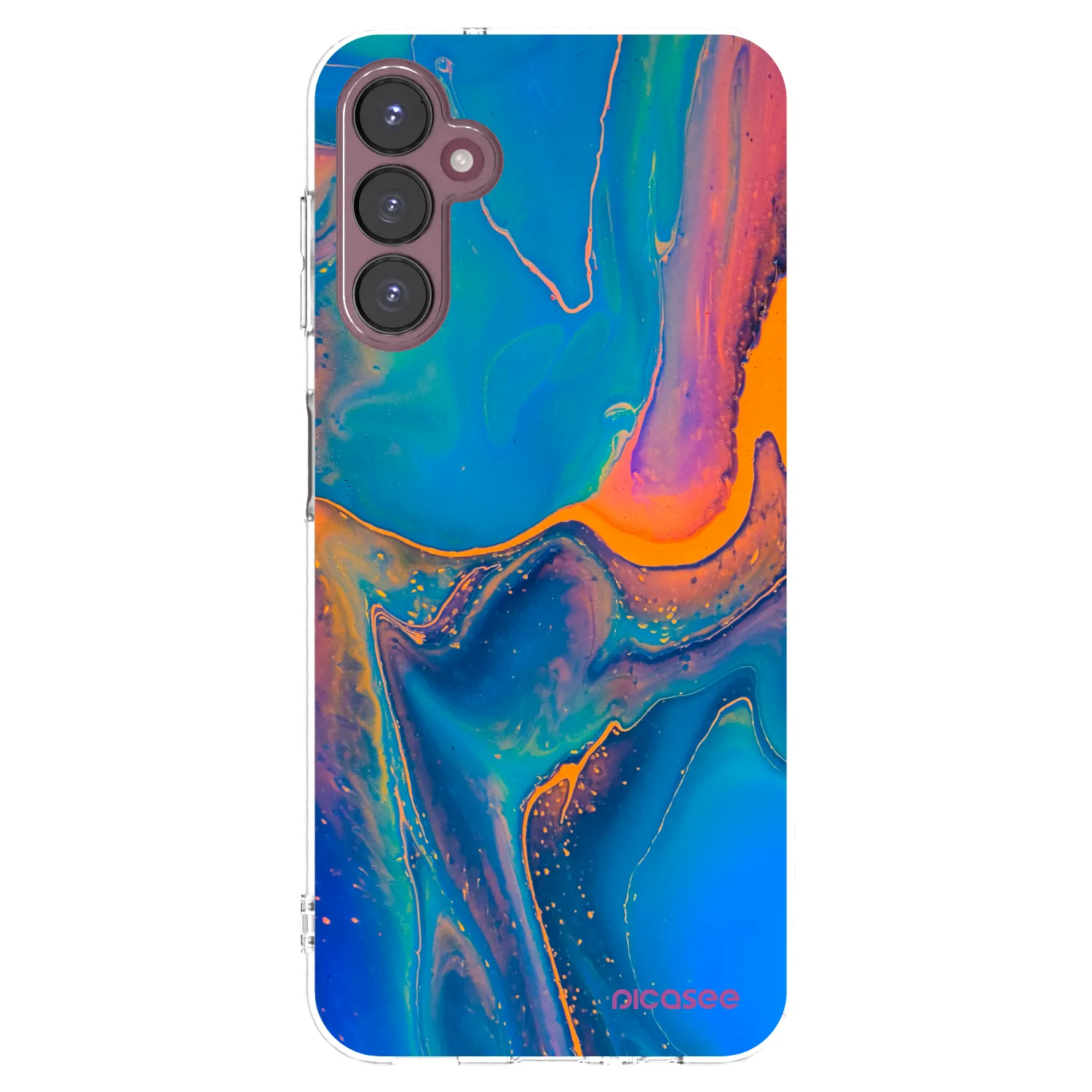 Picasee Samsung Galaxy A05s A057G Hülle - Transparentes Silikon - Rainbow