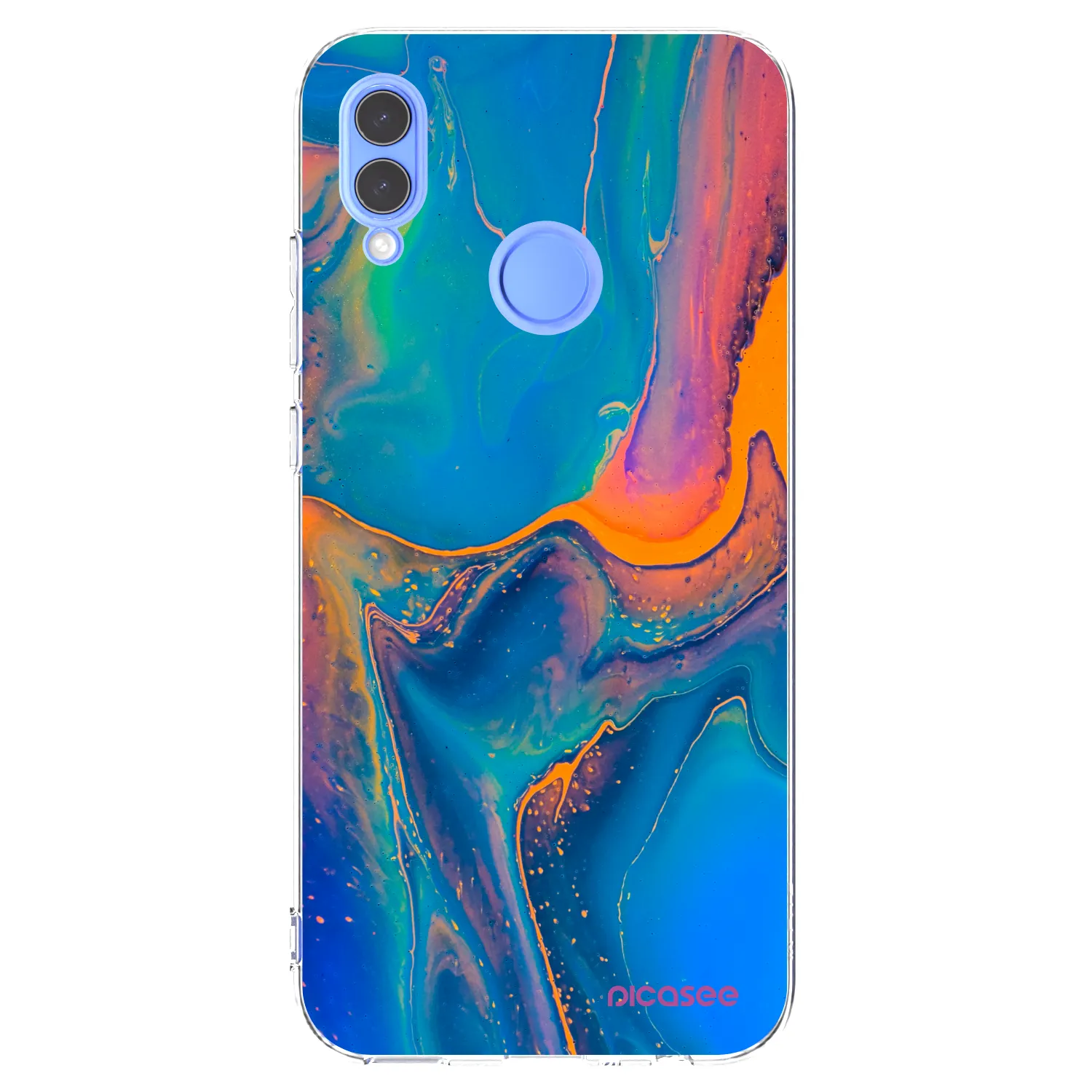 Picasee Honor 10 Lite Hülle - Transparentes Silikon - Rainbow