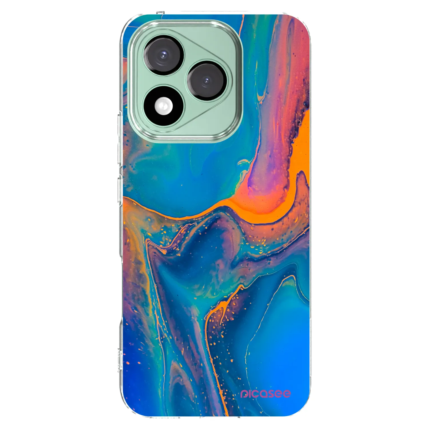 Picasee Honor 400 Lite 5G Hülle - Transparentes Silikon - Rainbow