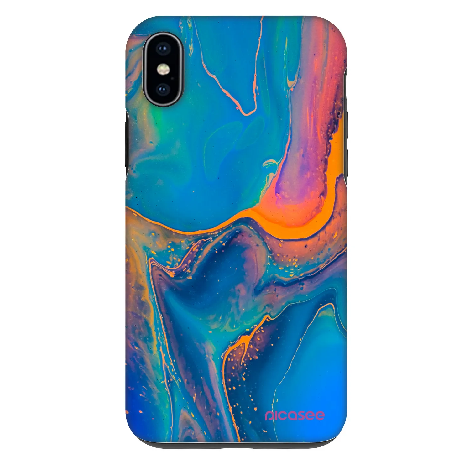 Picasee Fashion Case für Apple iPhone XS Max - Rainbow