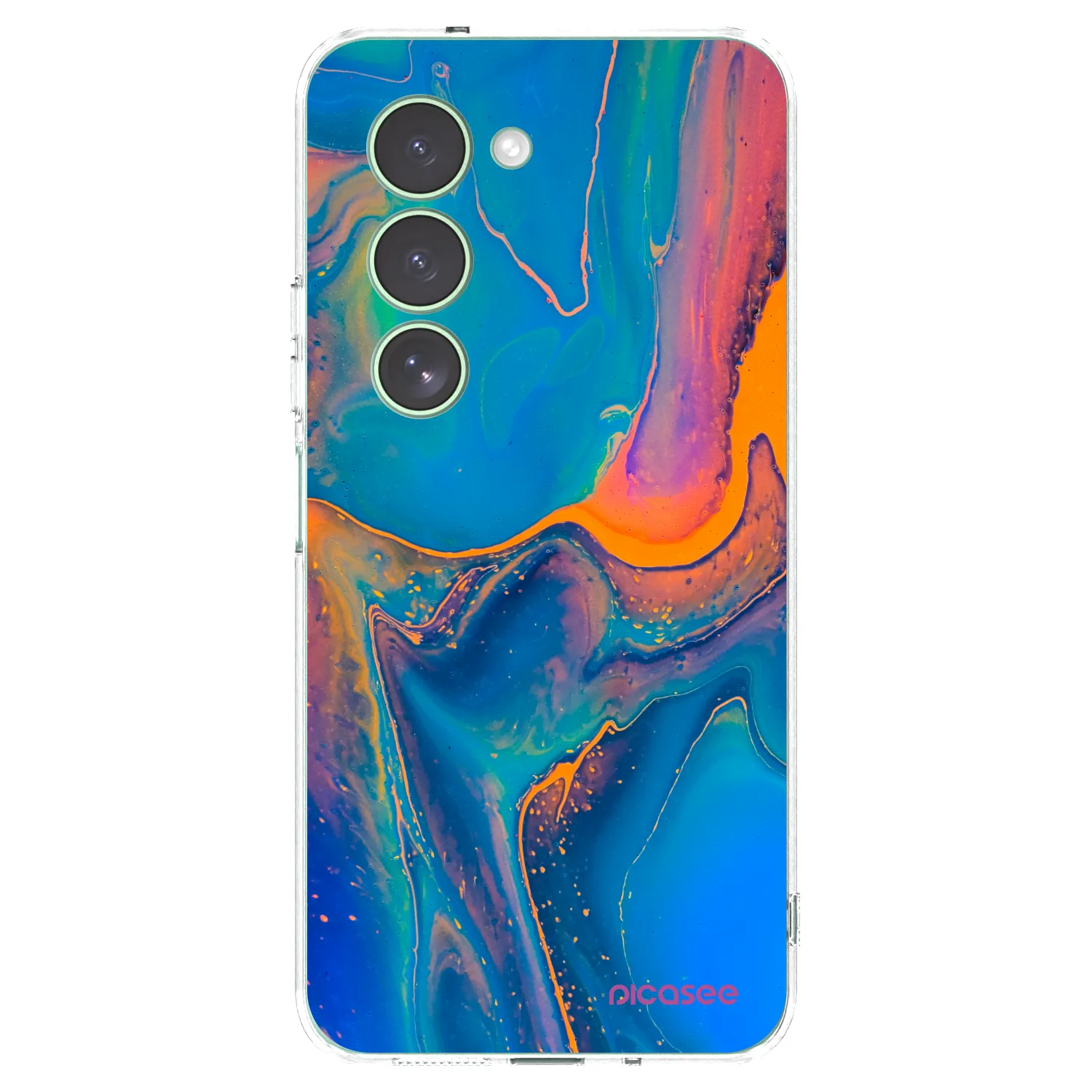 Picasee Xiaomi Redmi 15 5G Hülle - Transparentes Silikon - Rainbow