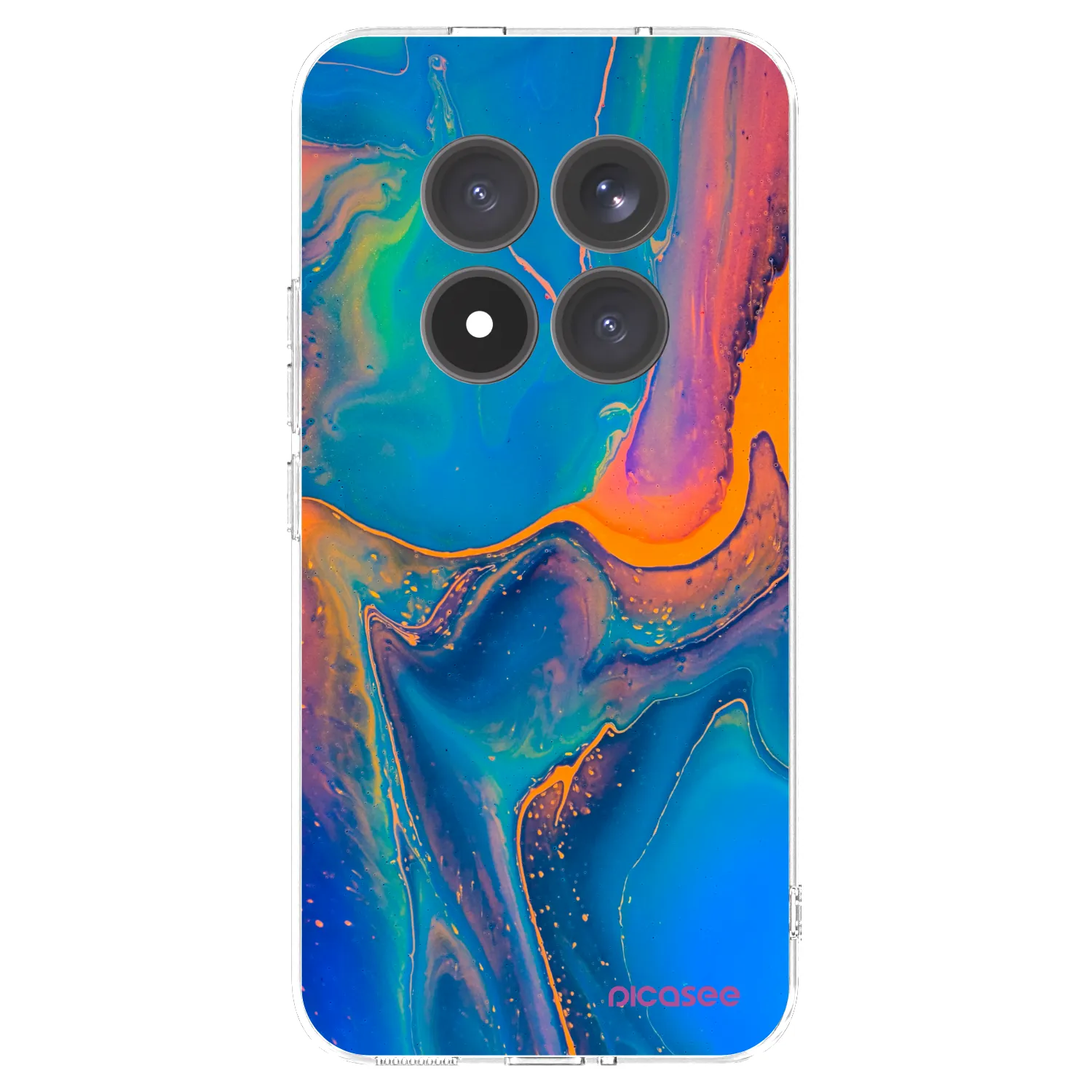Picasee Xiaomi Redmi Note 15 Pro+ Hülle - Transparentes Silikon - Rainbow