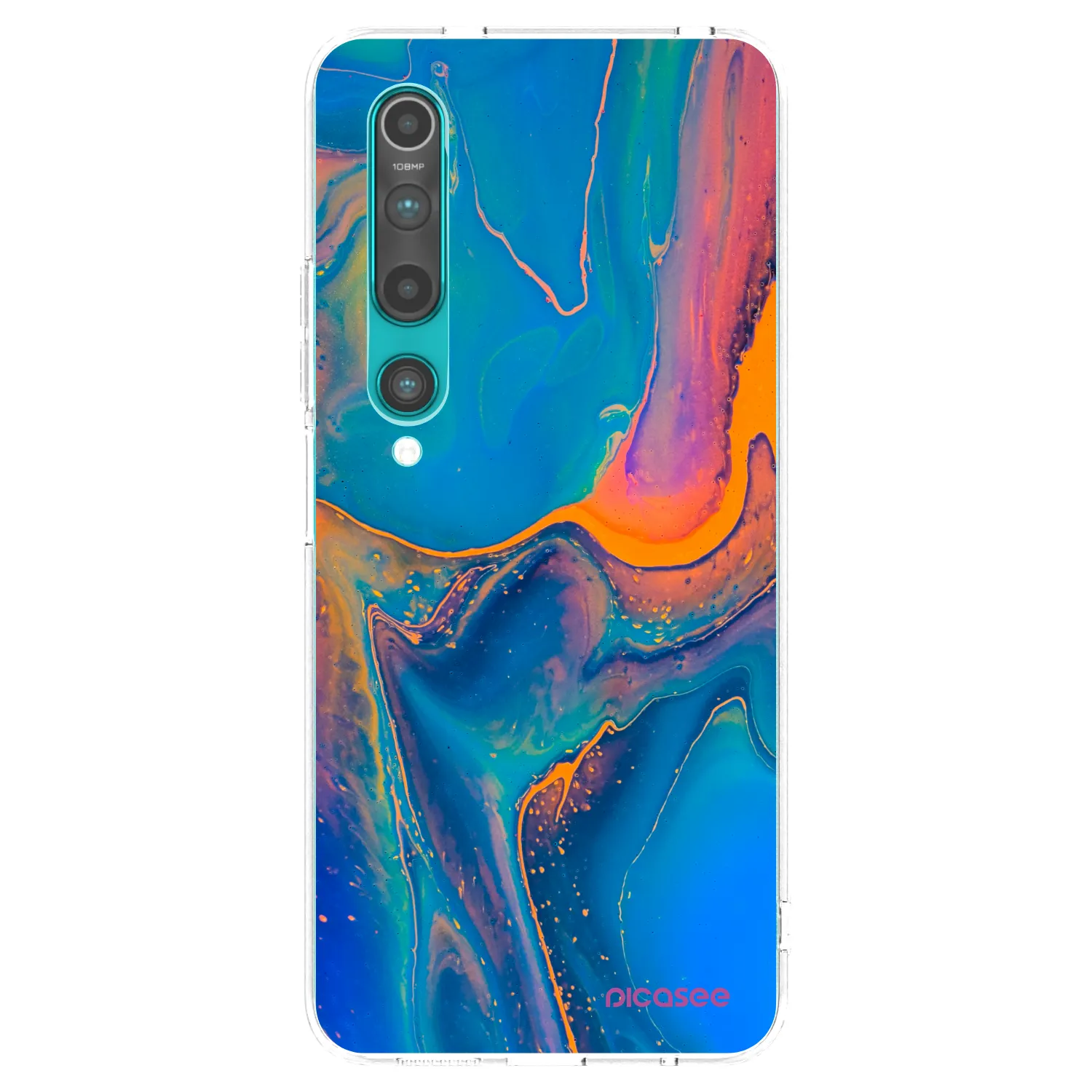 Picasee Xiaomi Mi 10 Hülle - Transparentes Silikon - Rainbow