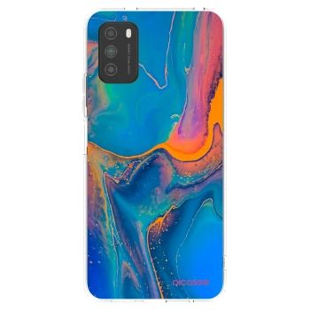 Picasee Xiaomi Poco M3 Hülle - Transparentes Silikon - Rainbow