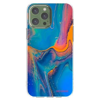 Picasee Apple iPhone 13 Pro Max Hülle - Transparentes Silikon - Rainbow
