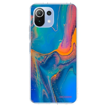 Picasee Xiaomi 11 Lite 5G NE Hülle - Transparentes Silikon - Rainbow