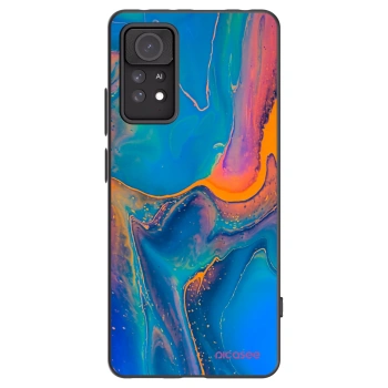 Picasee Xiaomi Redmi Note 11 Pro Hülle - Schwarzes Silikon - Rainbow