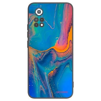 Picasee Xiaomi Poco X4 Pro 5G Hülle - Schwarzes Silikon - Rainbow