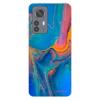 Picasee Xiaomi 12 Pro Hülle - Transparentes Silikon - Rainbow