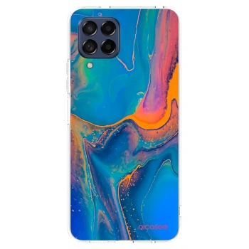 Picasee Samsung Galaxy M53 5G Hülle - Transparentes Silikon - Rainbow