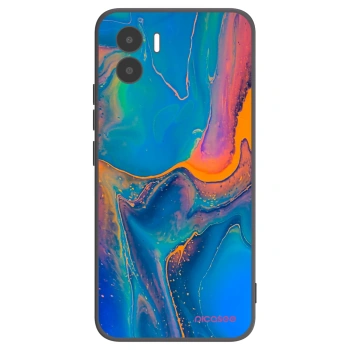 Picasee Xiaomi Redmi A1 Hülle - Schwarzes Silikon - Rainbow