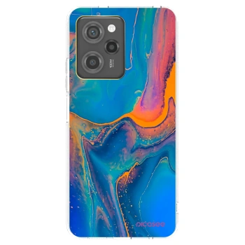 Picasee Xiaomi Poco X5 Pro Hülle - Schwarzes Silikon - Rainbow