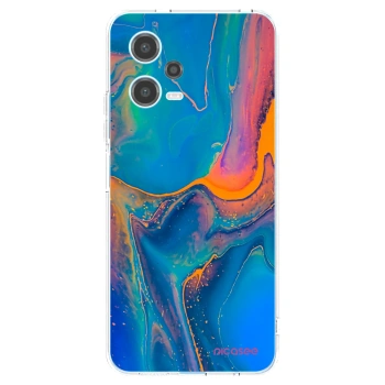 Picasee Xiaomi Redmi Note 12 5G Hülle - Transparentes Silikon - Rainbow