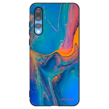 Picasee Huawei P20 Pro Hülle - Schwarzes Silikon - Rainbow