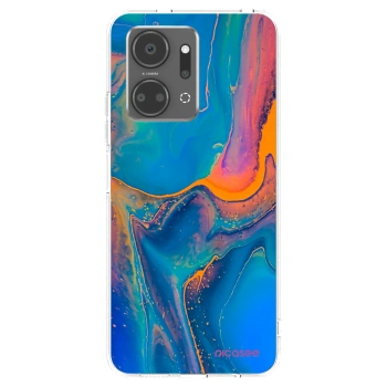 Picasee Honor X7a Hülle - Transparentes Silikon - Rainbow