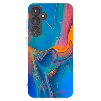 Picasee Samsung Galaxy S23 FE S711B Hülle - Transparentes Silikon - Rainbow